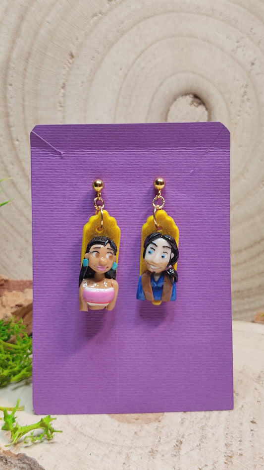 Eldorado handmade earrings -Clay-