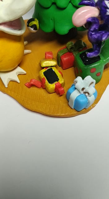 Psyduck Christmas Diorama